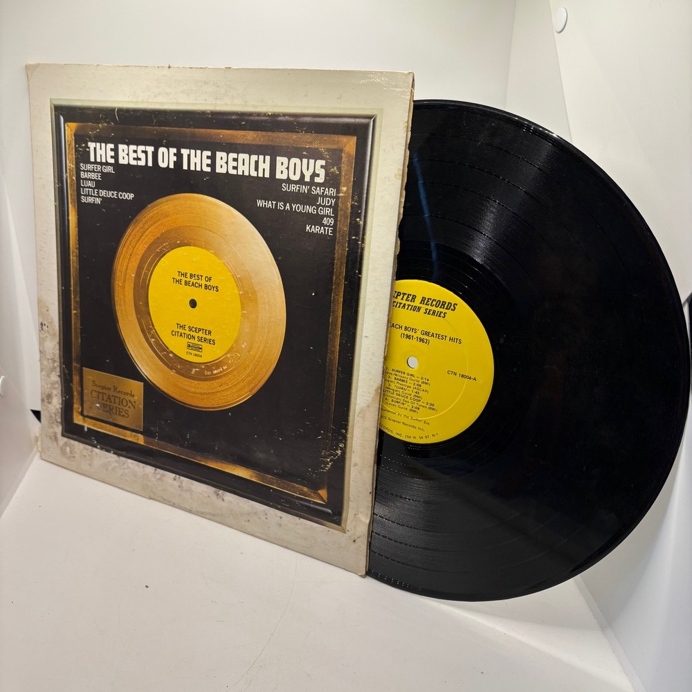 The Best of The Beach Boys Vinyl Record‎ Scepter Citation Series 1961 1965